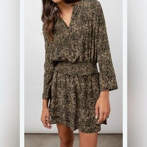 Rails Olive Long Sleeve Dress